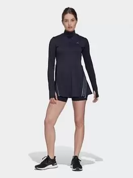 adidas Run Icon 3-stripes Dress - Blue Size L, Women