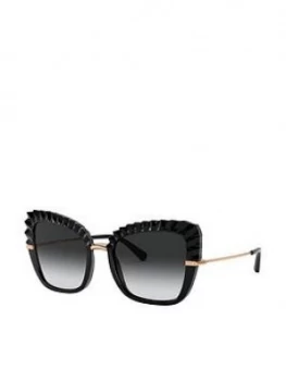 Dolce & Gabbana Cateye Sunglasses - Black