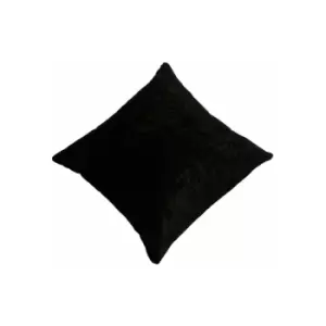 Dorchester Collection Crushed Velvet Cushion Cover, Black, 43 x 43 Cm