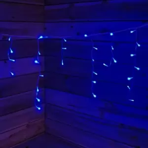 100 Blue Icicle Connectable LED Seasonal Lights