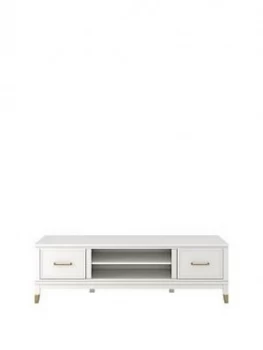 Cosmoliving Westerleigh TV Stand - White - Fits Up To 65 Inch