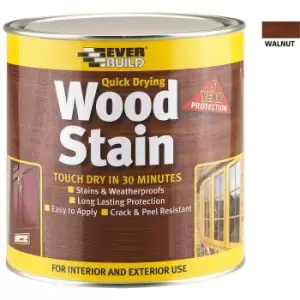 Everbuild Satin Wood Stain Walnut 2.5 Litre
