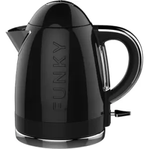 The Funky Appliance Company 1.7 Litre Funky Black Kettle UK Plug