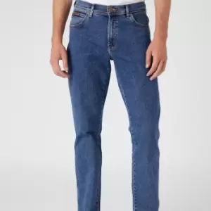 Wrangler Mens Texas Original Regular Straight Leg Jeans - Stonewash - W32/L32 - Blue