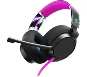 SKULLCANDY SLYR Pro Gaming Headset - Black DigiHype, Purple,Black,Pink