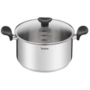 Tefal Primary 24cm Induction Stew Pot - Stainless Steel