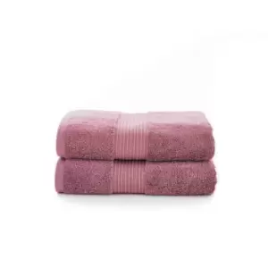 Deyongs Bliss Pima 2 Pack Bath Towel - Grape