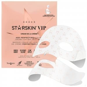 STARSKIN VIP Cream de la Crme Age-Perfecting Luxury Cream Coated Sheet Face Mask 18g