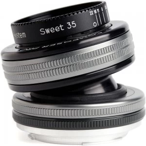 Lensbaby Composer Pro II Sweet 35mm f/2.5 Lens for M4/3 Mount - Black