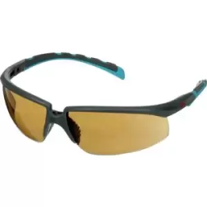 3M S2005SGAF-BGR Safety glasses Anti-fog coating, Anti-scratch coating, Angle adjustable Turquoise, Grey DIN EN 166
