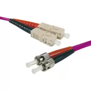 Hypertec 391753-HY fibre optic cable 5m SC ST OM3 Purple