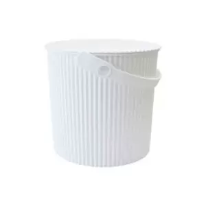 Hachiman Omnioutil Storage Bucket & Lid Small - White