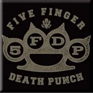Five Finger Death Punch - Brass Knuckle Fridge Magnet