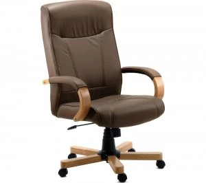 Teknik 85 Series 8511HLWBN Bonded-leather Reclining Executive Chair