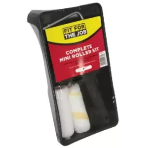 Fit For The Job Mini Roller Kit With Emulsion & Gloss Rollers- you get 24