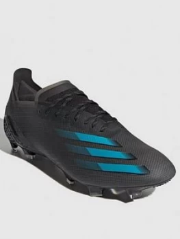 Adidas Mens X Ghosted.1 Firm Ground Football Boot, Black, Size 6, Men