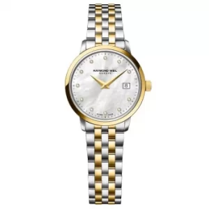 Raymond Weil Toccata Ladies Diamond Two-Tone Bracelet Watch