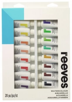 Reeves Watercolour 22ml Set 20 Pieces