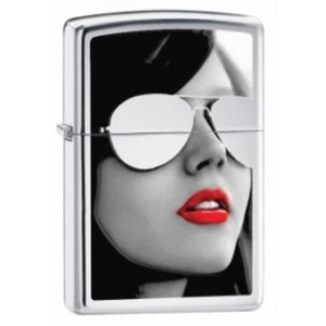 Zippo BS Sunglasses High Polish Chrome Windproof Lighter
