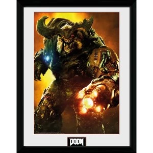 Doom Cyber Demon Framed Collector Print