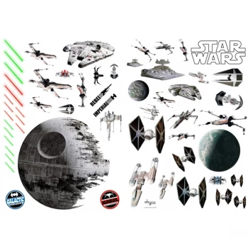 Star Wars - Battleships Wall Stickers (100 x 70 cm)