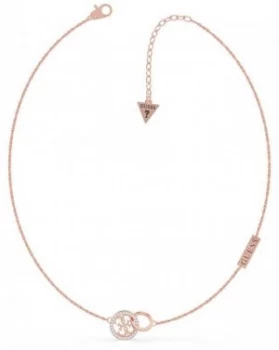 Guess Equilibre Rose Gold PVD Steel Necklace UBN79046 Jewellery