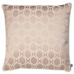 Solitaire Embroidered Cushion Rose