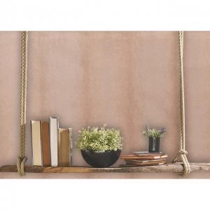 Sublime Rose Gold Fur Textured Wallpaper - One size - beige