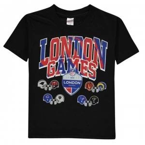 NFL London Games T Shirt Junior - Black
