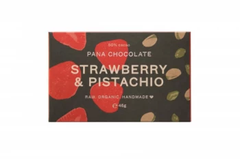 Pana Chocolate Strawberry & Pistachio 60% 45g