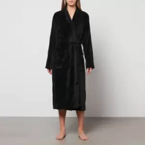 Calvin Klein Womens Lounge Robe - Black - XS