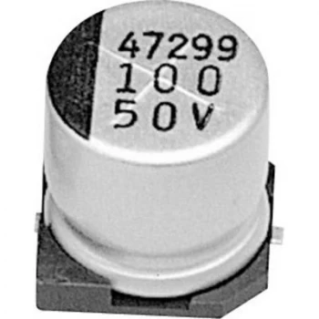 Samwha RC1E107M6L07KVR Electrolytic capacitor SMD 100 25 V 20 x H 6mm x 8mm