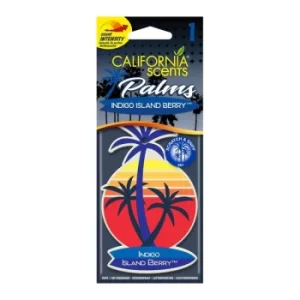 California Car Scents Indigo Island Berry Car Air freshener (Case Of 6)