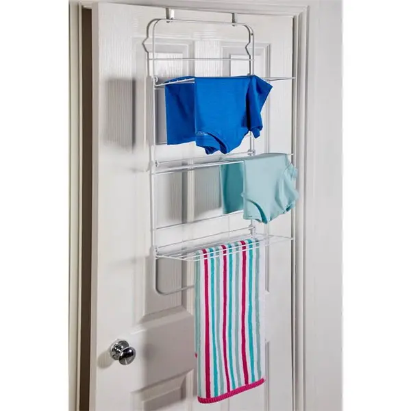 Homelife Over The Door Airer - Silver One Size