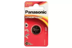 Panasonic Coin Cell Battery CR2025 3v 12 x 1 Cards Connect 30662