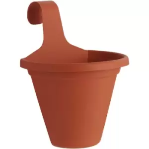 Terracotta Fence Hanging Pot Pack Of 2 - Terracotta - Clever Pots