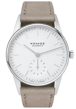 Nomos Glashutte Watch Orion 33 White Sapphire Crystal