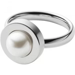 Ladies Skagen Silver Plated Size K Agnethe Ring