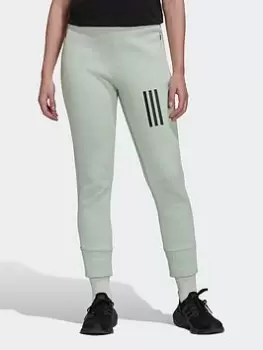 adidas Mission Victory Slim-Fit High-Waist Tracksuit Bottoms, Green Size M Women