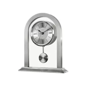 Colney Silver Clock - Acctim
