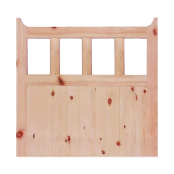 LPD 4 Panel Unfinished Redwood External 600 Gate - 915mm x 915mm (36" x 36 inch)