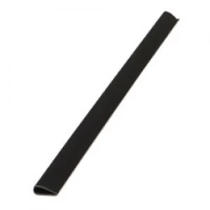 Spine Bars A4 Black Plastic 0.3 x 29.7cm Pack of 25