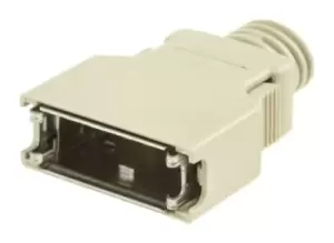 3M 103 ABS D-sub Connector Backshell, 20 Way, Strain Relief