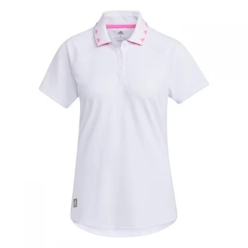 adidas EQT Polo Shirt Ladies - White/Pink