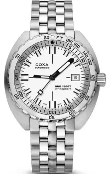 Doxa Watch SUB 1500T Whitepearl Bracelet