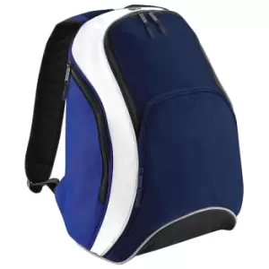 Bagbase Teamwear Backpack (21 Litres) (one Size, French Navy/Bright Royal/White)