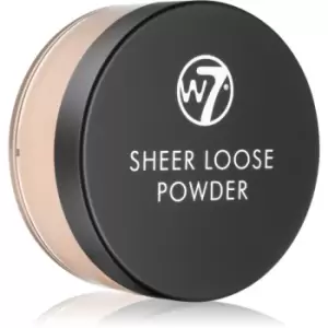 W7 Cosmetics Sheer Loose Mattifying Loose Powder Shade Biscuit 16 g