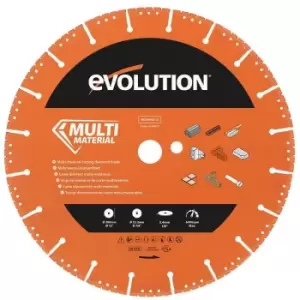 Evolution 300mm Segmented Edge, 22.2mm Bore, Heavy Duty Diamond Demolition Disc Cutter Blade