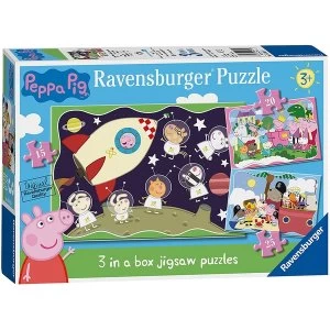 Ravensburger Peppa Pig 3 Jigsaw Puzzles (15, 20, 25 pieces)
