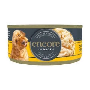 Encore Chicken Breast in Broth Adult Dog Food Tin 156g